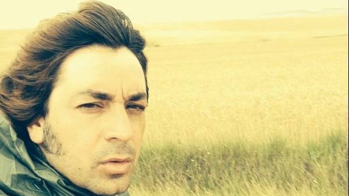 Xavi Robert en el Camino de Santiago.-