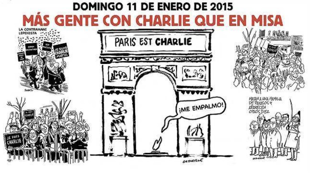 Las viñetas del 'Charlie Hebdo'-Foto: EL PAÍS