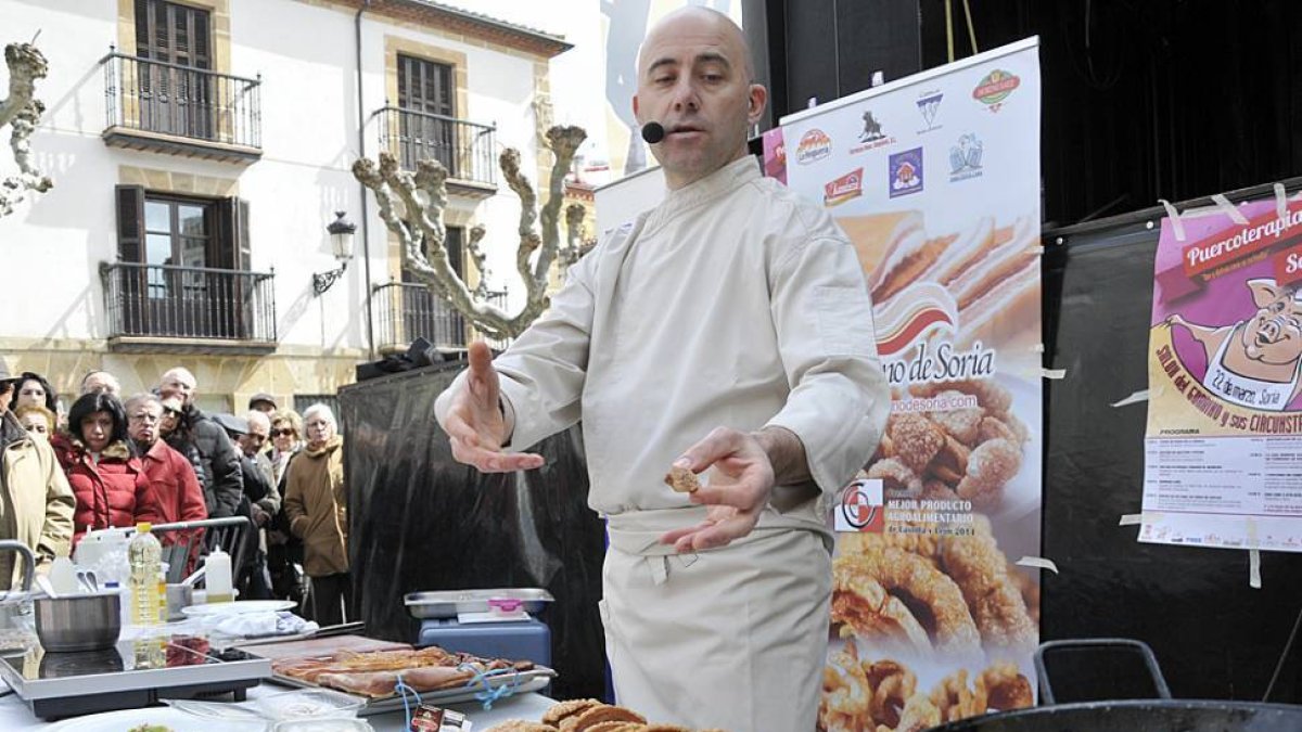 Evento de ayer en el centro de Soria.-DIEGO MAYOR