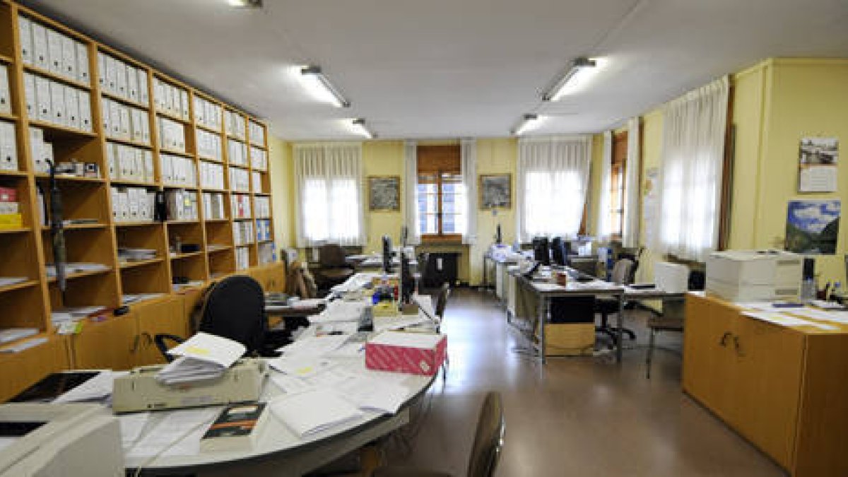 El departamento de Intervención del Ayuntamiento de Soria. / VALENTÍN GUISANDE-