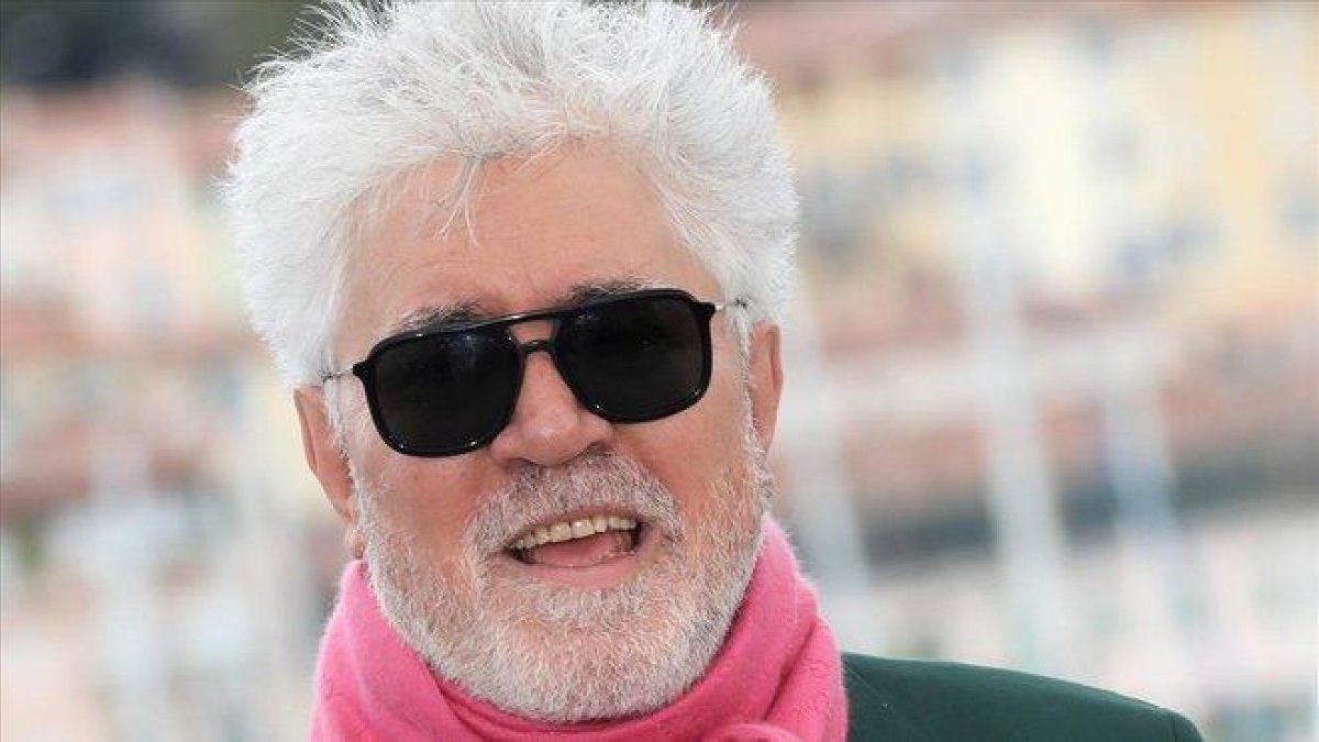 Pedro Almodóvar, en Cannes, la semana pasada.-TONY BARSON