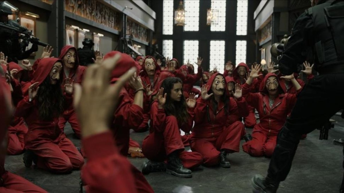 Secuencia de la serie de Antena 3 La casa de papel.-/ ATRESMEDIA
