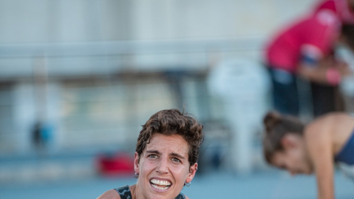 Marta Pérez en el Meeting Iberoamericano de Huelva 2021. SPORTMEDIA.