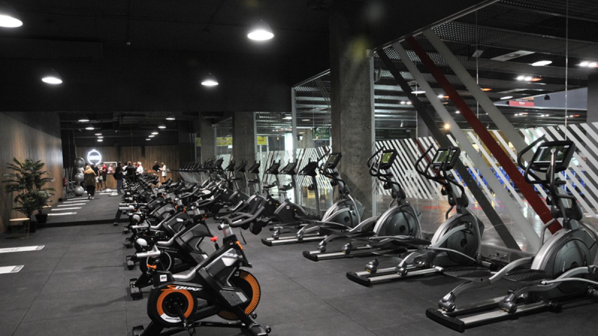 Imagen de un gimnasio en la provincia. MARIO TEJEDOR