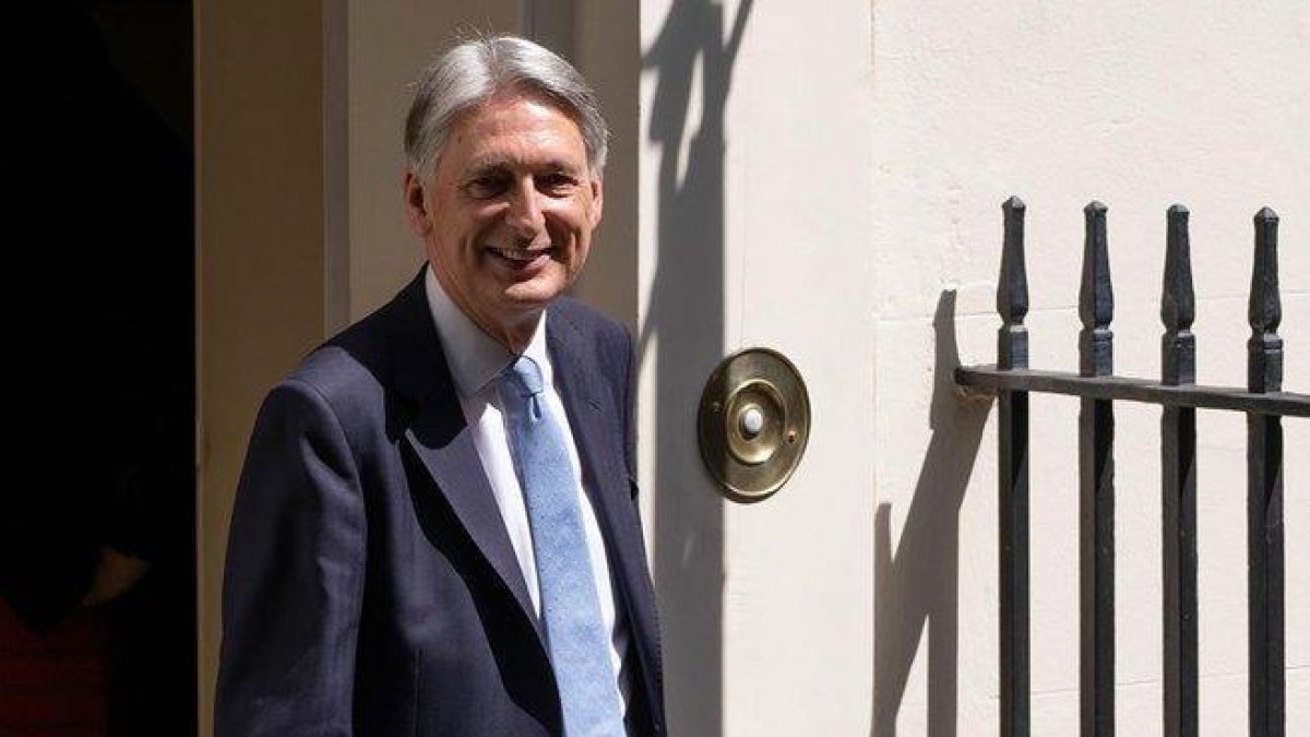 El exministro de Economia británico, Phillip Hammond.-NIKLAS HALLEN (AFP)