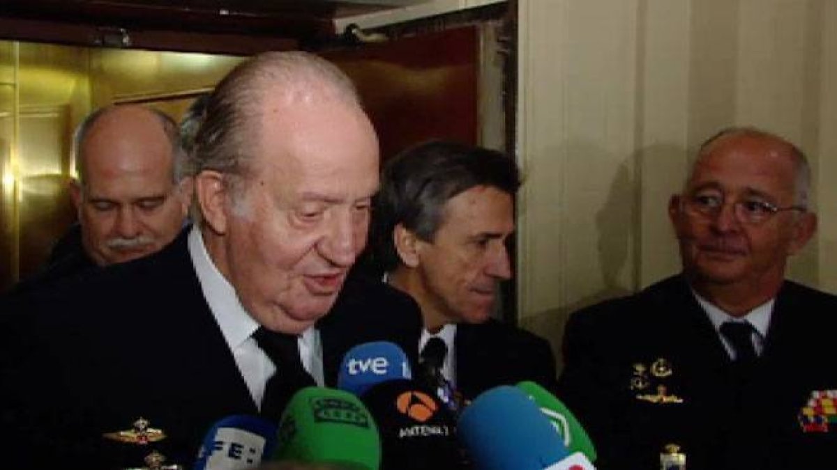 Declaraciones del monarca sobre Jesús Hermida.-