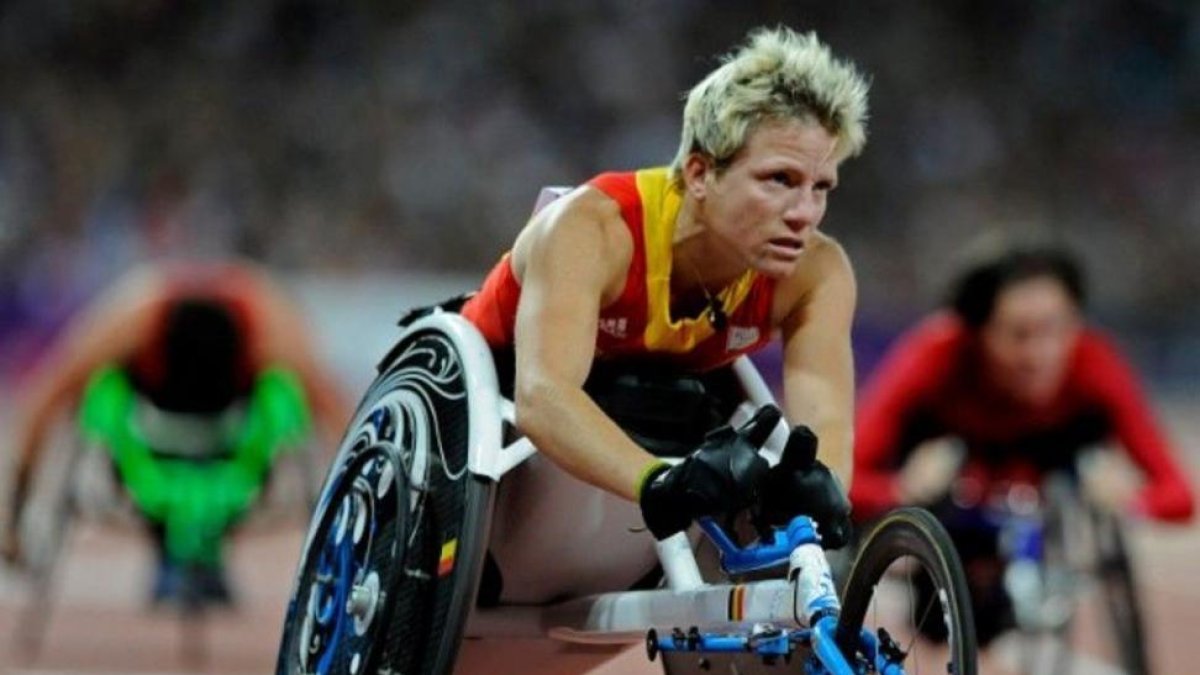 La atleta belga Marieke Vervoort competirá en los Juegos Olímpicos de Río de Janeiro.-EL PERIÓDICO
