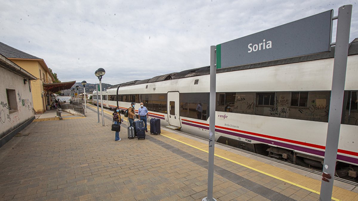 Estación de tren de Soria.-MARIO TEJEDOR