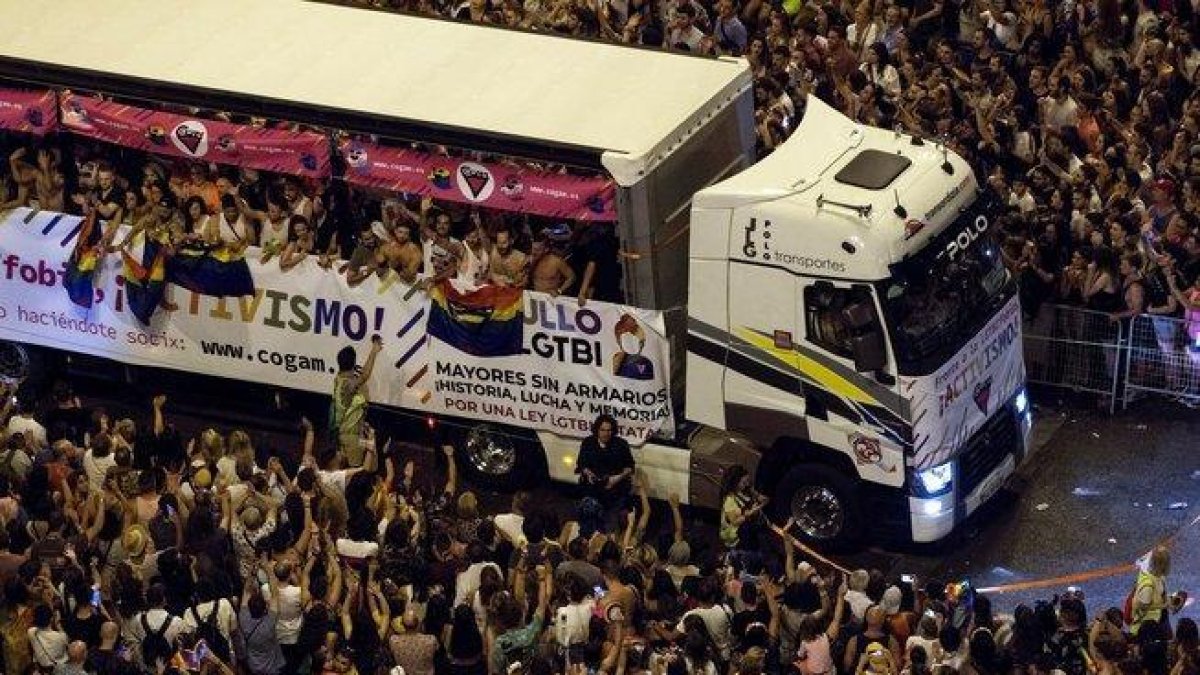 Manifestación del Orgullo 2019 en Madrid.-LUCA PIERGIOVANNI (EFE)