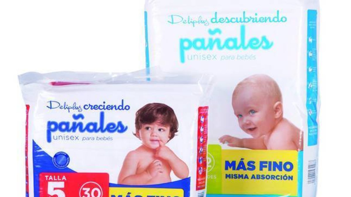 Pañales de marca Deliplus de Mercadona.-MERCADONA