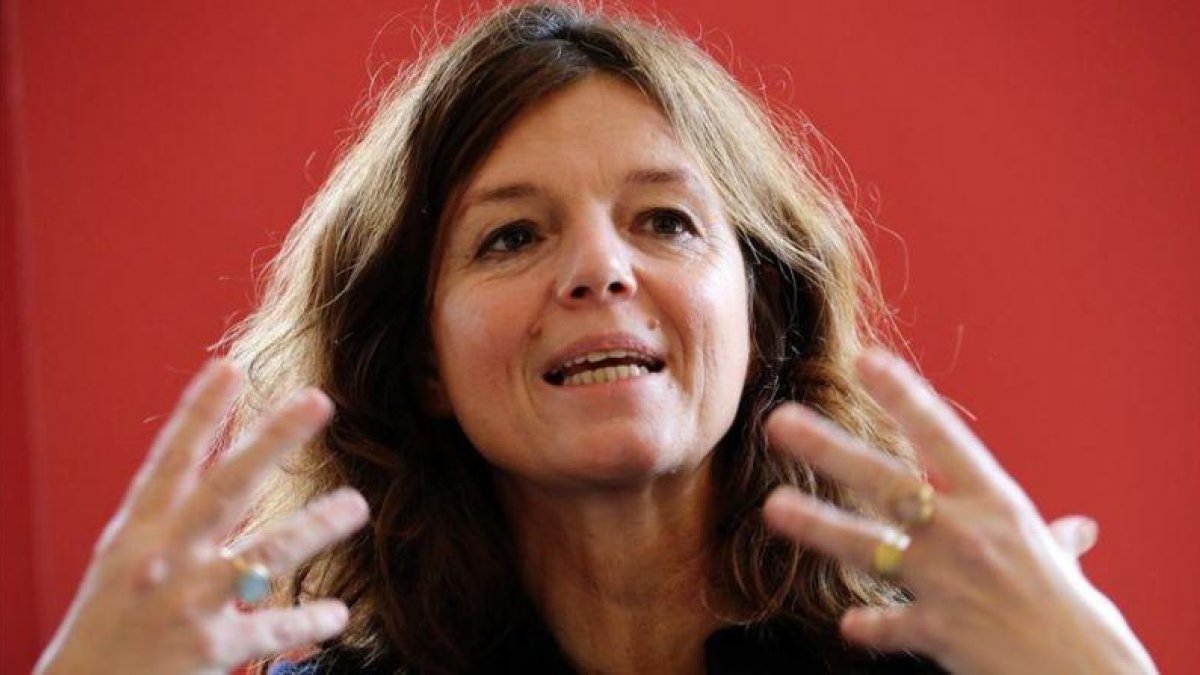 La escritora francesa Maylis de Kerangal.-RICARD CUGAT