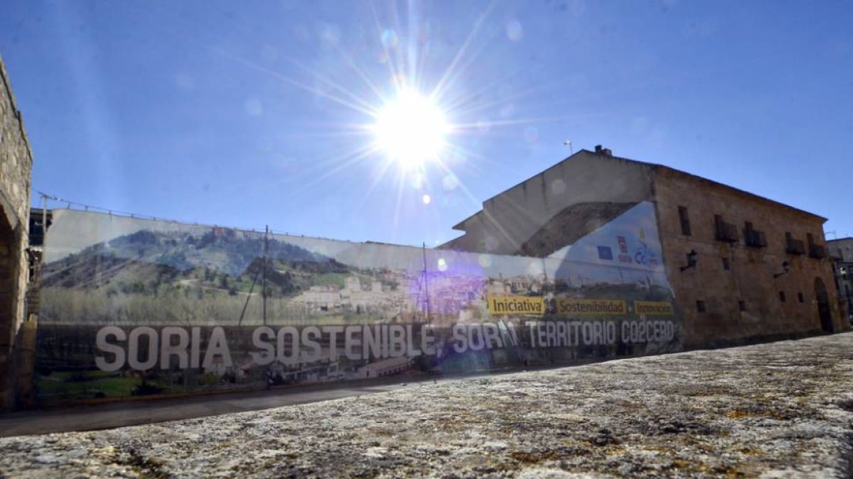Las traseras de la Audiencia.-ÁLVARO MARTÍNEZ