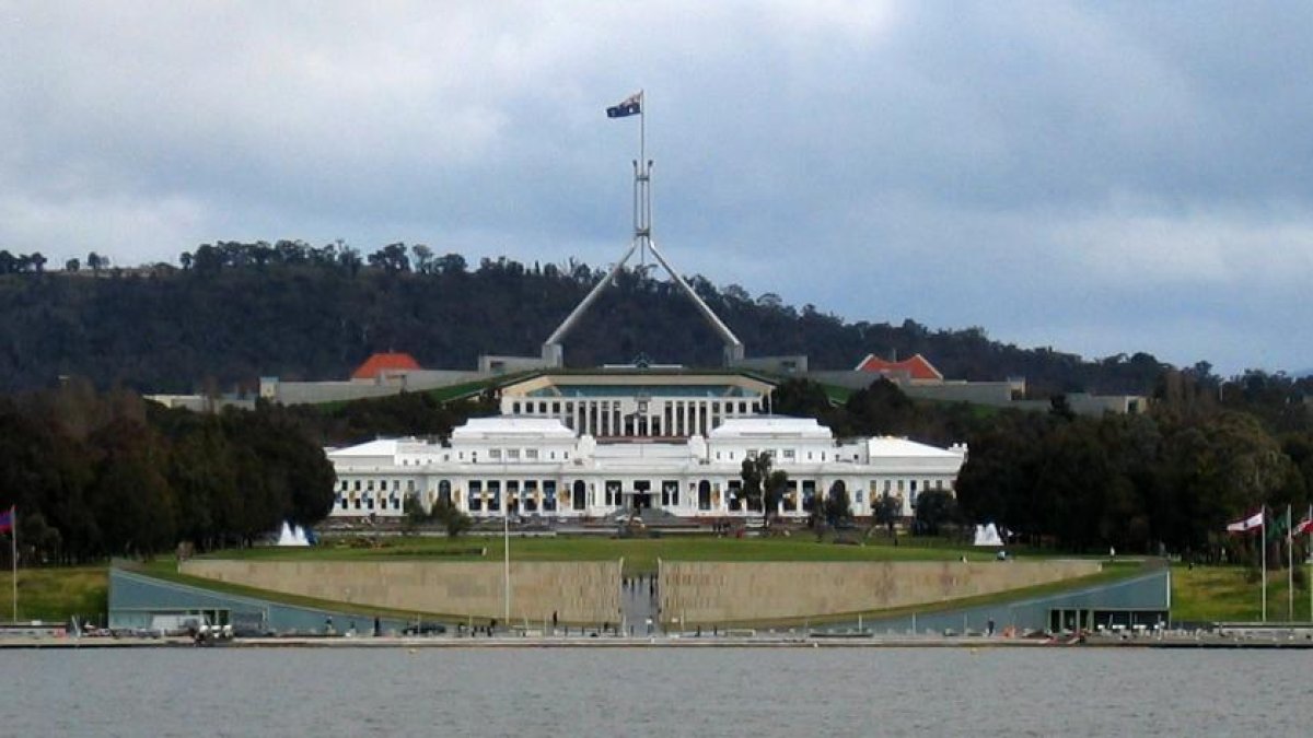 Parlamento australiano, en Camberra.-