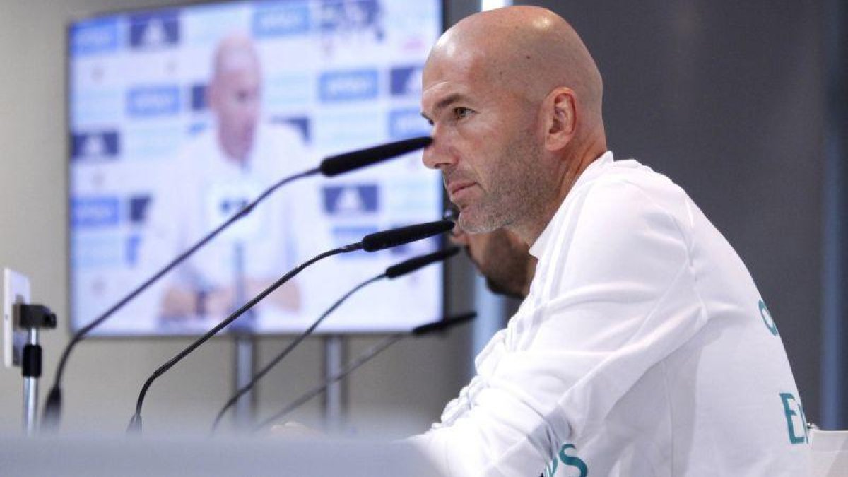 Zidane dice estar muy molesto y asegura que hay algo tras la sanción a Cristiano.-JAVIER LÓPEZ