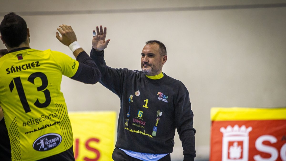 Miranda, portero del Balonmano Soria. HDS