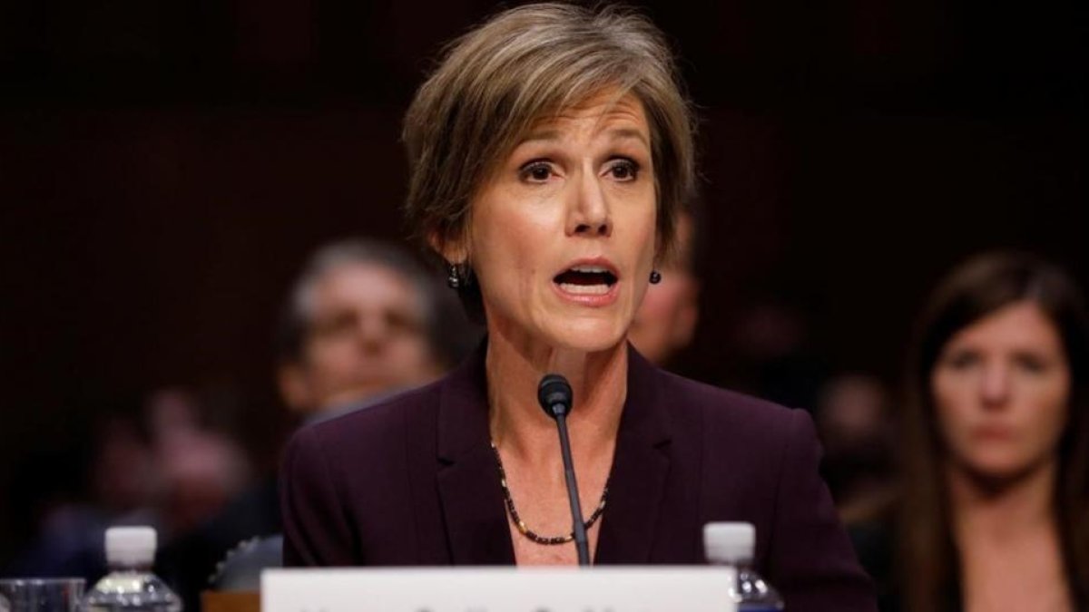 Sally Yates testifica en el Senado, en Washington, el 8 de mayo.-REUTERS