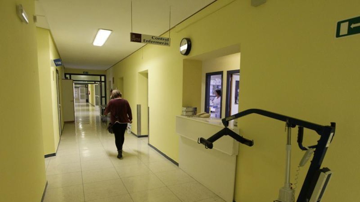 Planta del Hospital del Mirón en la que está habilitada una planta de camas.-LUIS ÁNGEL TEJEDOR
