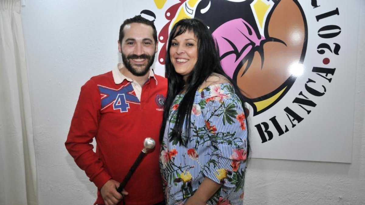 Íñigo y Miriam, jurados de La Blanca.-MARÍA FERRER