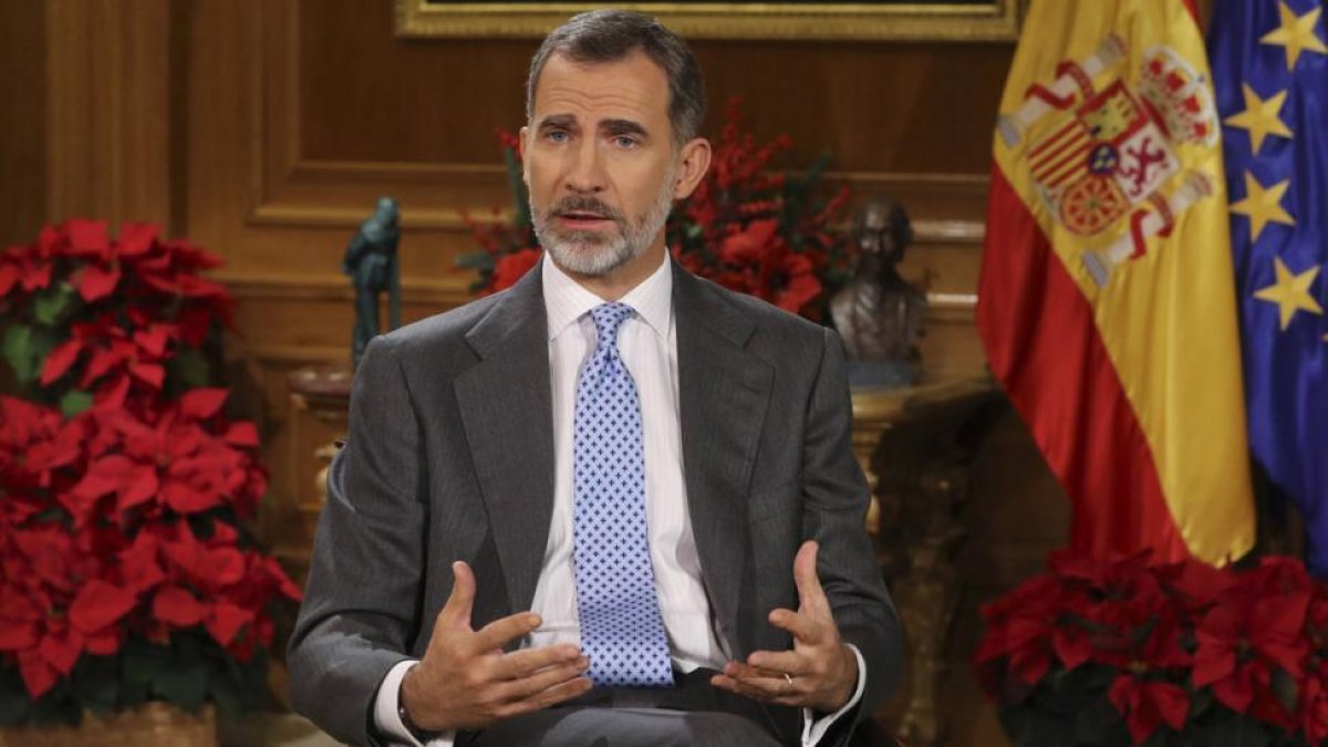 Felipe VI sobre Catalunya: El camino no puede llevar de nuevo al enfrentamiento y la exclusión.-EFE