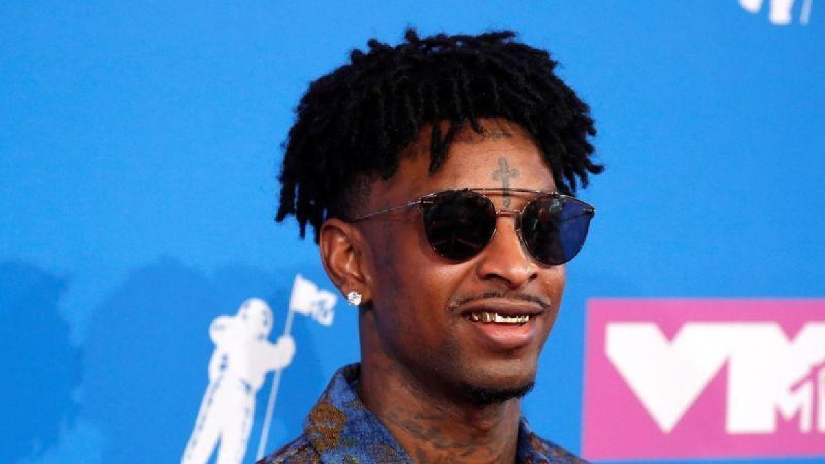 El famoso rapero 21 Savage tiene problemas con las autoridades migratorias de los EEUU.-REUTERS ANDREW KELLY