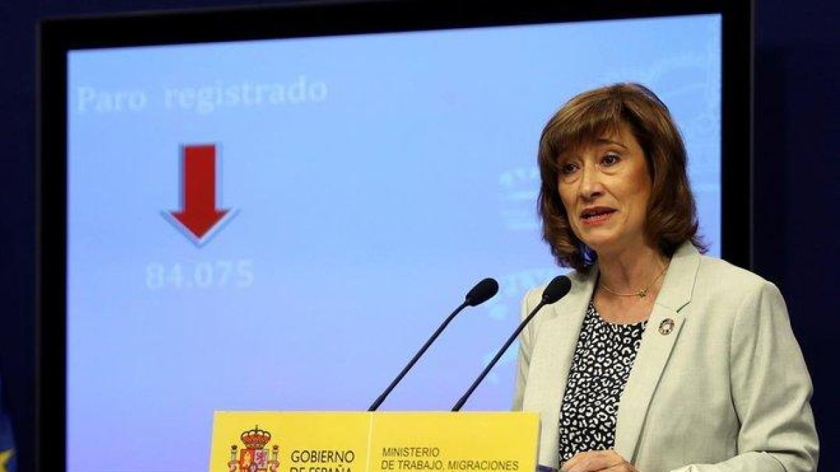La secretaria de Estado de Empleo, Yolanda Valdeolivas.-J.J. GUILLÉN (EFE)