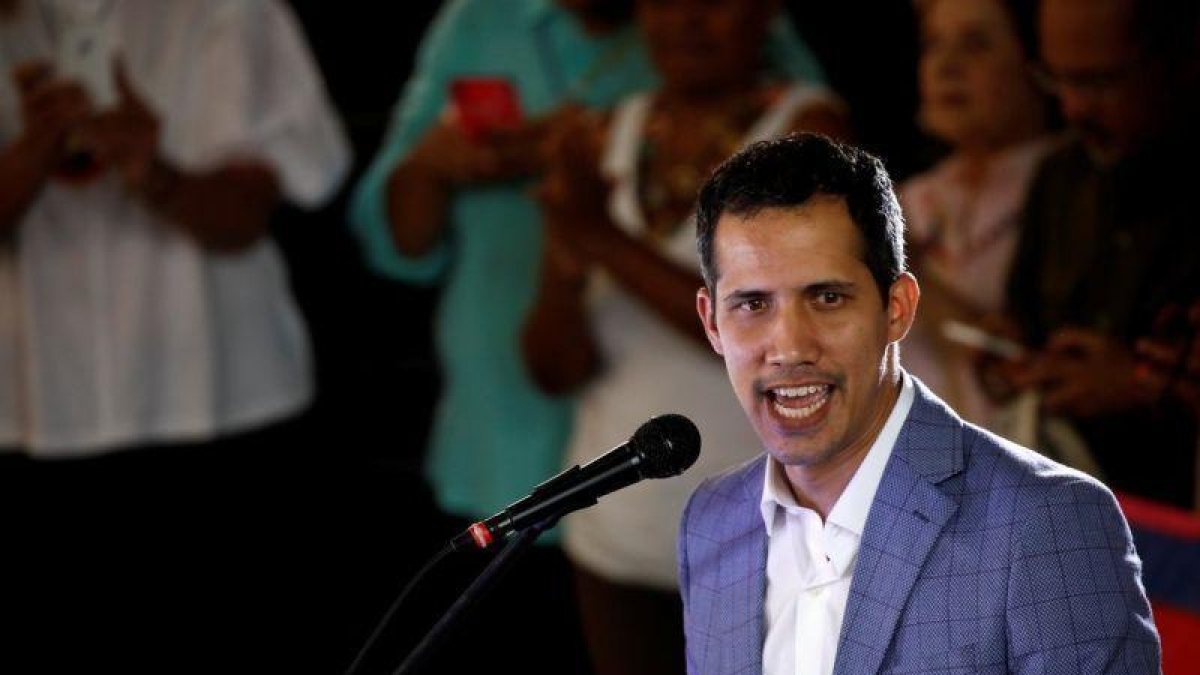 Guaidó desafío el pasado 22 de febrero una medida de prohibición de salida del país que le impuso la Fiscalía.-REUTERS