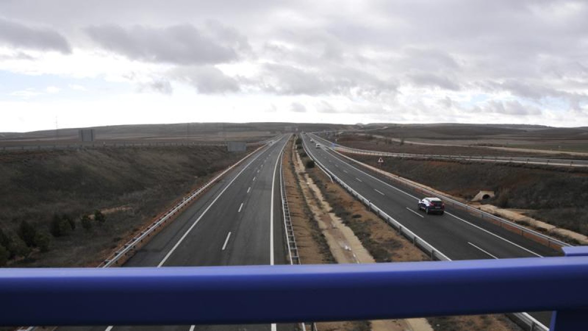 Panorámica de la A-15 a su paso por la provincia. HDS