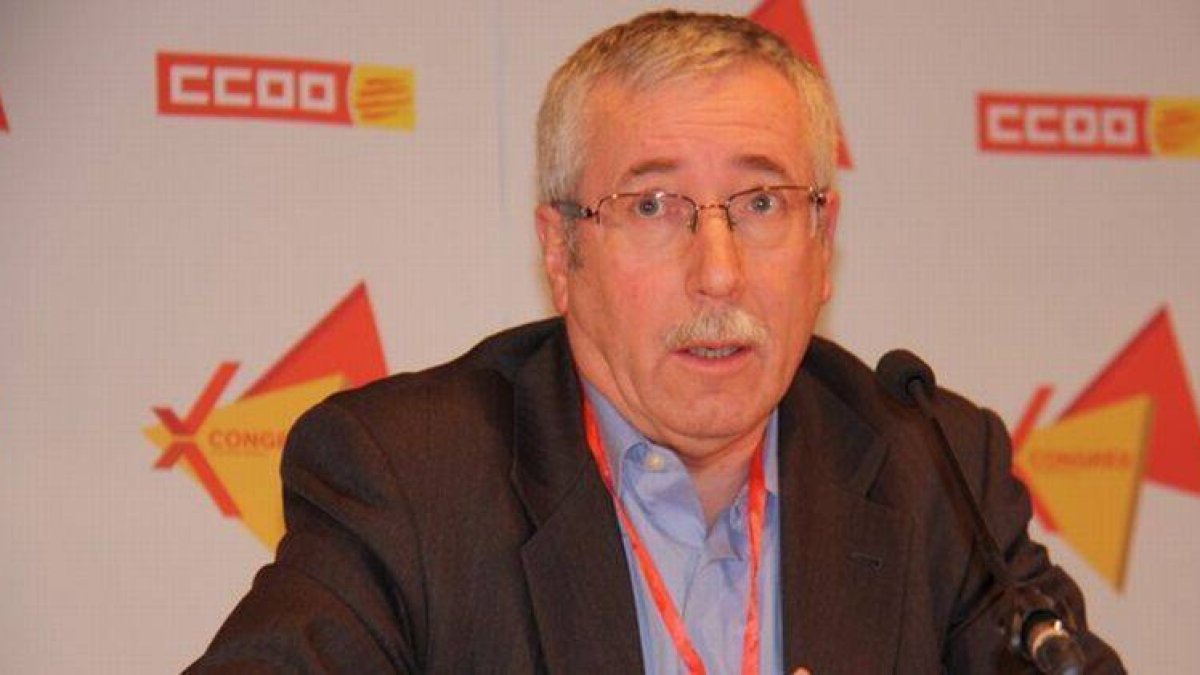 Foto de archivo de Ignacio Fernández Toxo, en el congreso de CCOO de Catalunya.-Foto: JOSEP MOLINA | ACN