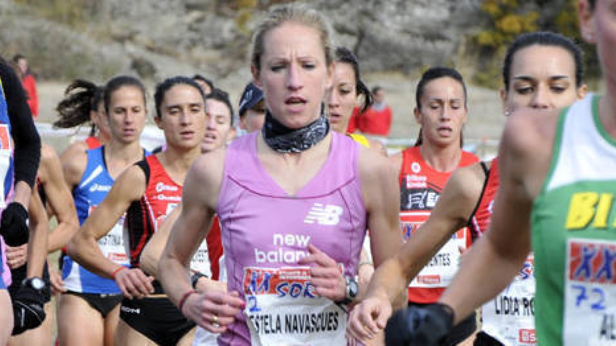 Estela Navascués se centrará ahora en el campo a través antes de preparar el Europeo de Maratón. / DIEGO MAYOR-