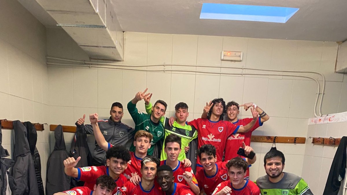 El Numancia juvenil suma y sigue en la Liga nacional. HDS