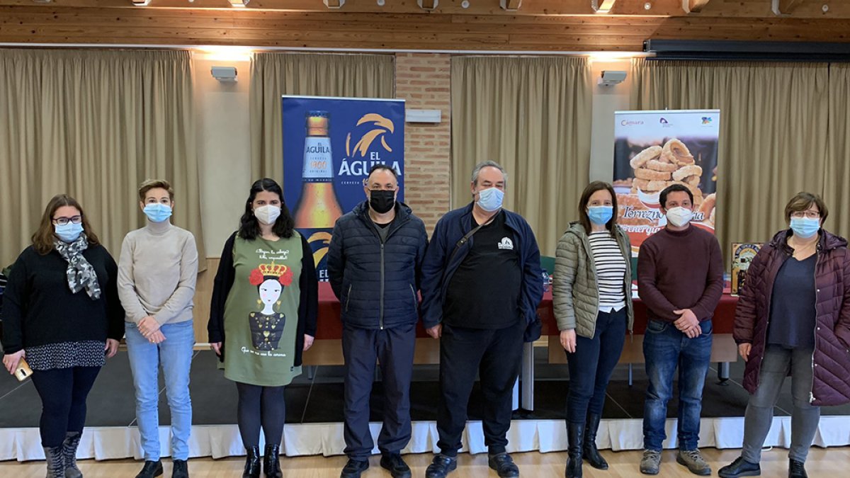 Participantes en el concurso de Almazán.-HDS