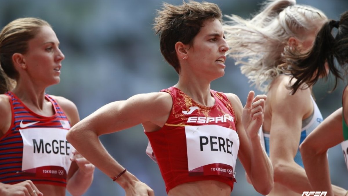 Marta Pérez en los pasados Juegos de Tokio. HDS