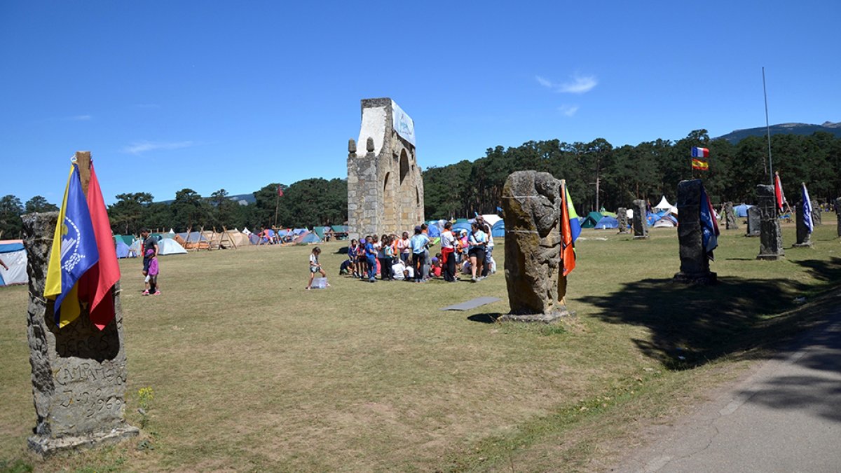 Campamento de La Nava en Covaleda.-R.F.