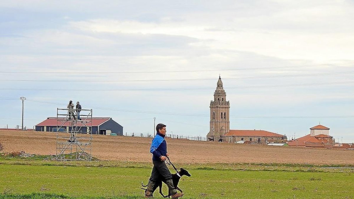 El traillero David García durante el último nacional disputado en Nava del Rey.-Leonardo de la Fuente