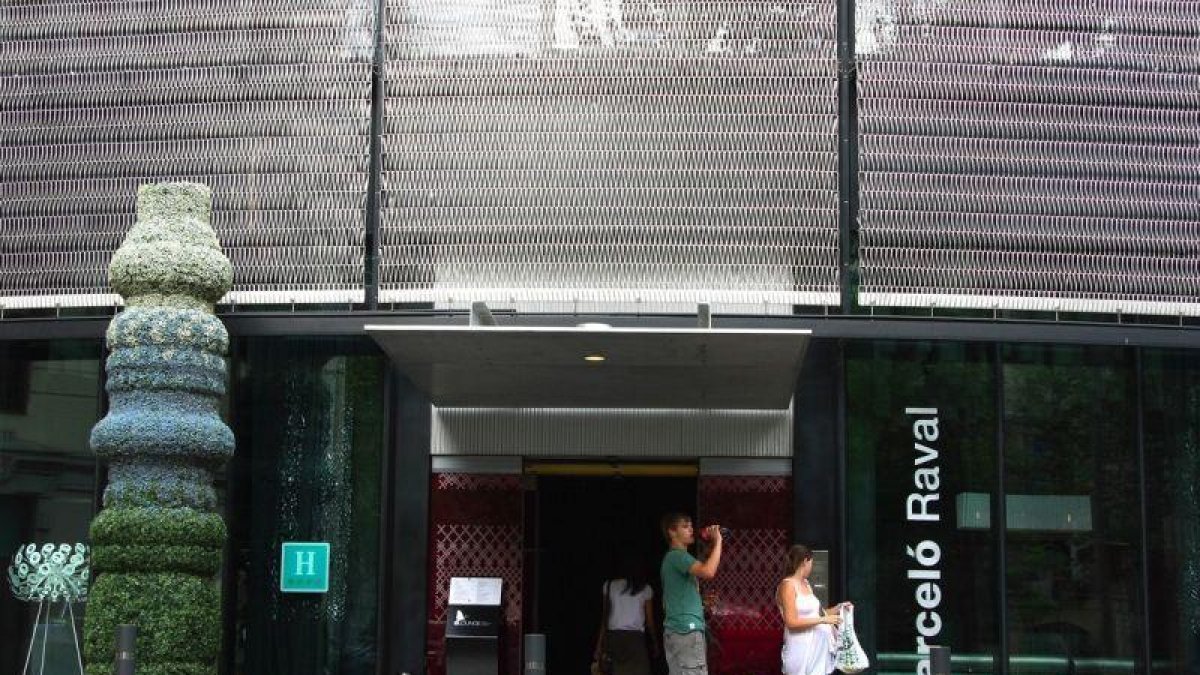 Hotel Barceló, en el Raval de Barcelona.-CECILE CARREZ