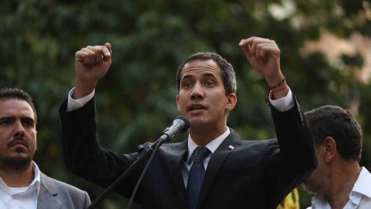 Juan Guaidó, líder opositor venezolano.-EFE