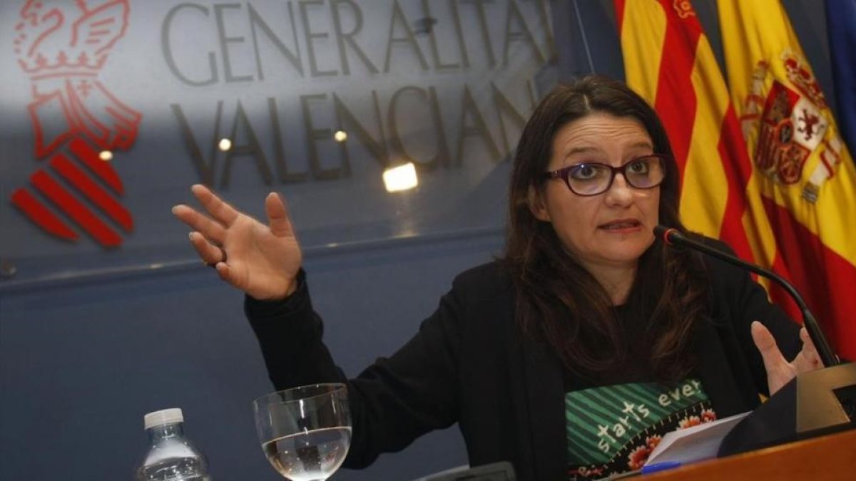 La vicepresidenta de la Generalitat valenciana, Mónica Oltra.-MORELL