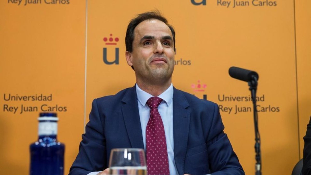 El rector de la Universidad Rey Juan Carlos de Madrid, Javier Ramos.-EFE