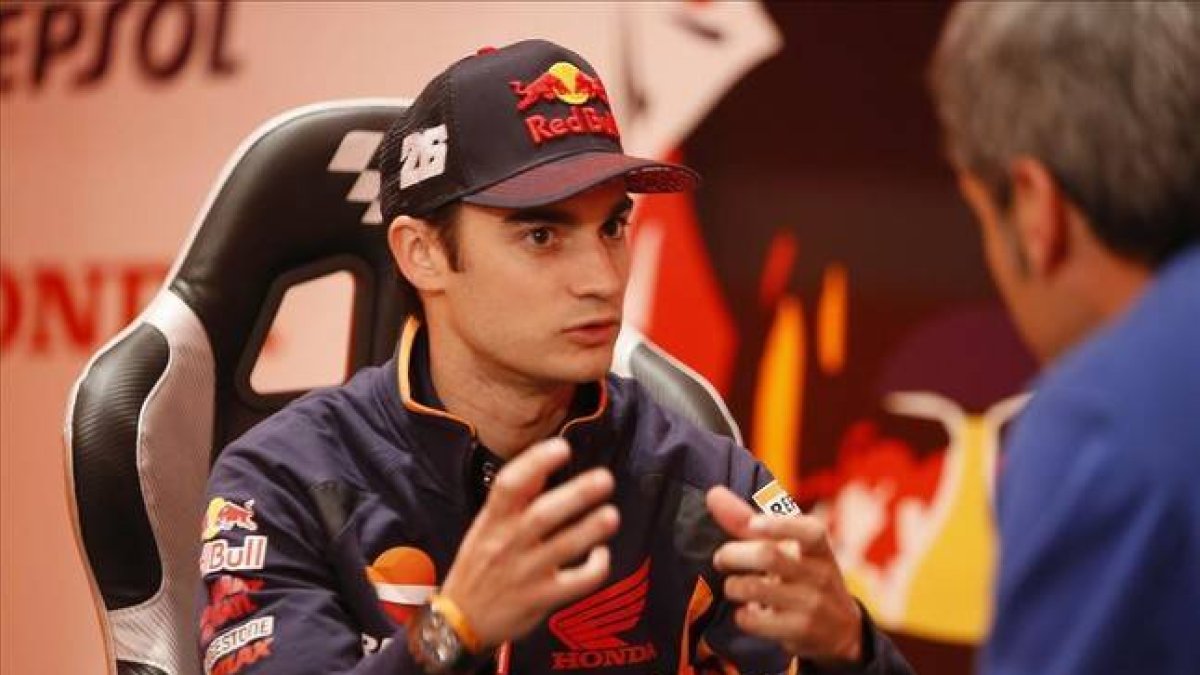 Pedrosa, en un acto de Repsol.-Foto: JAIME OLIVARES