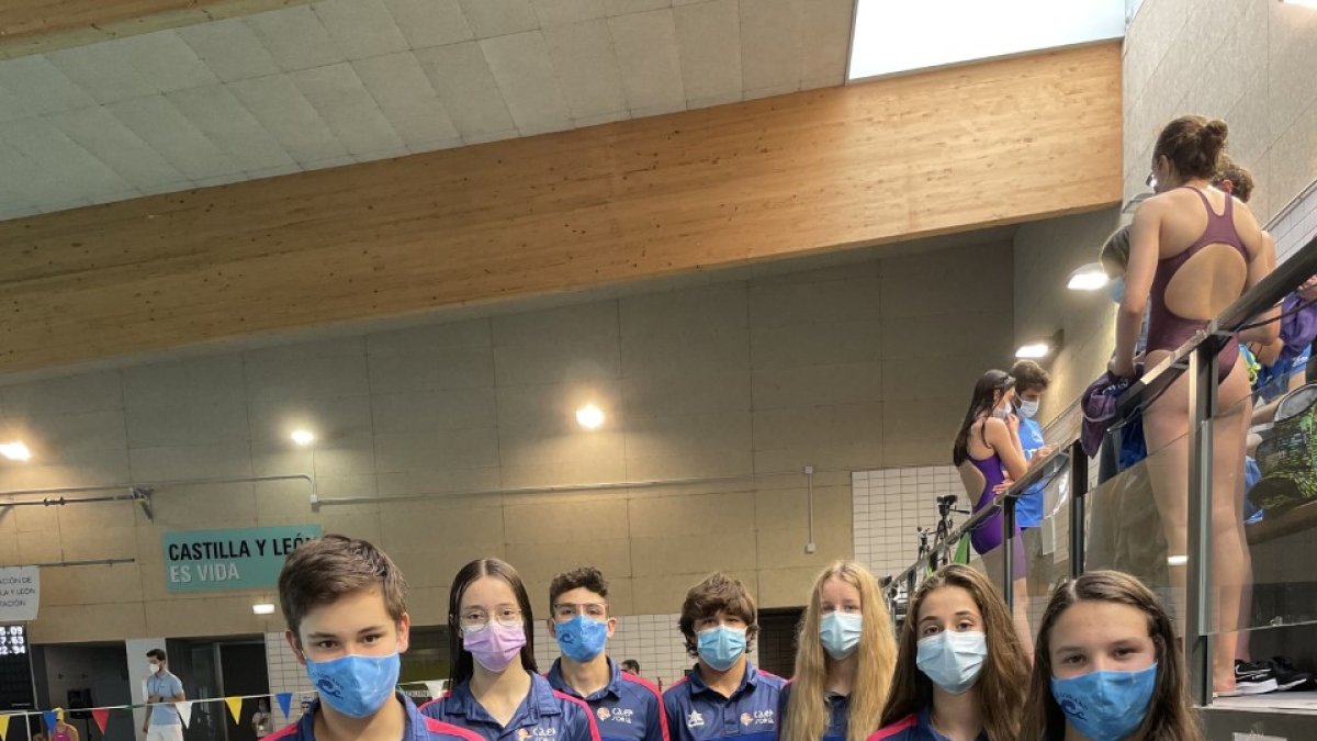 Nadadores sorianos presentes en el Campeonato de Castilla y León. HDS