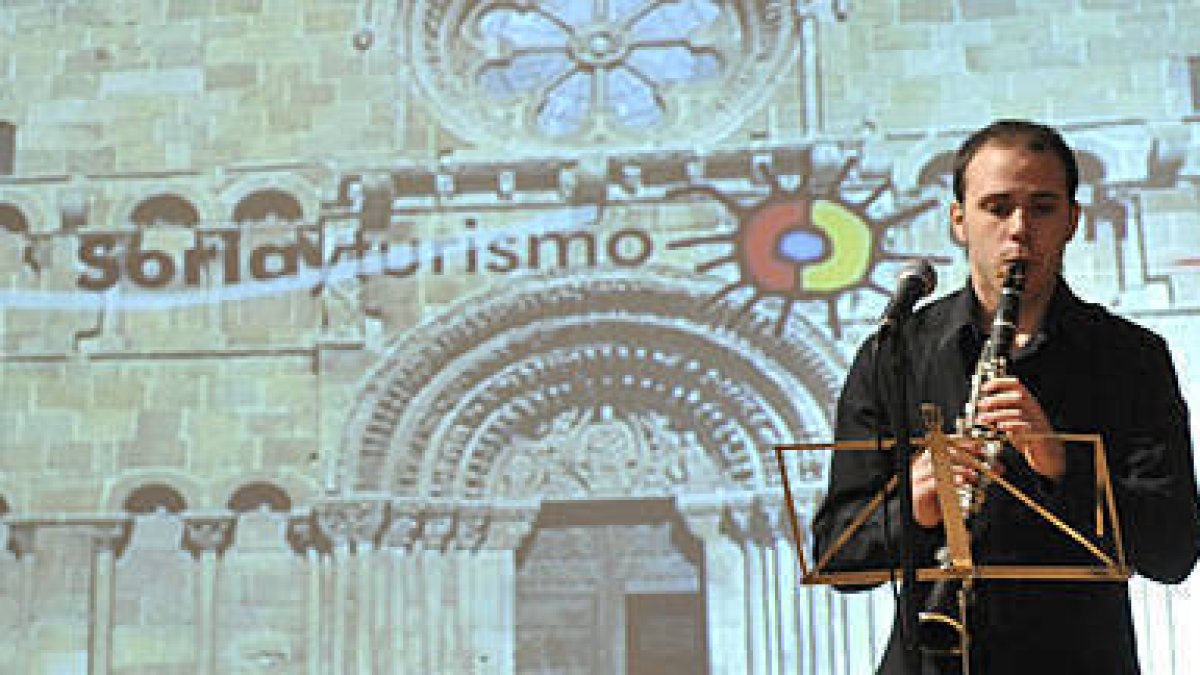 Un momento de la presentación de Soria y Turismo. / F. S. -