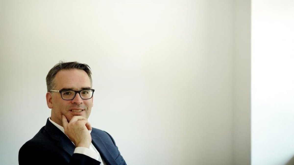 Thomas Weber, este miércoles en Madrid-JOSE LUIS ROCA