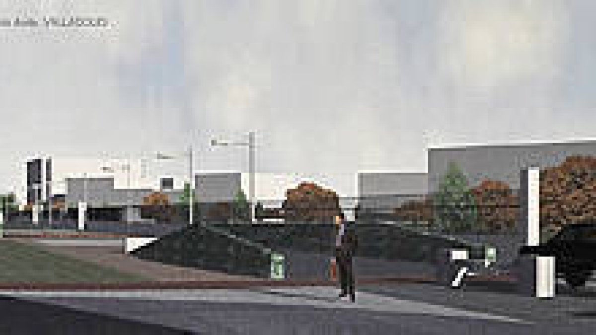 Recreación del paseo del Espolón tras las obras de peatonalización.-
