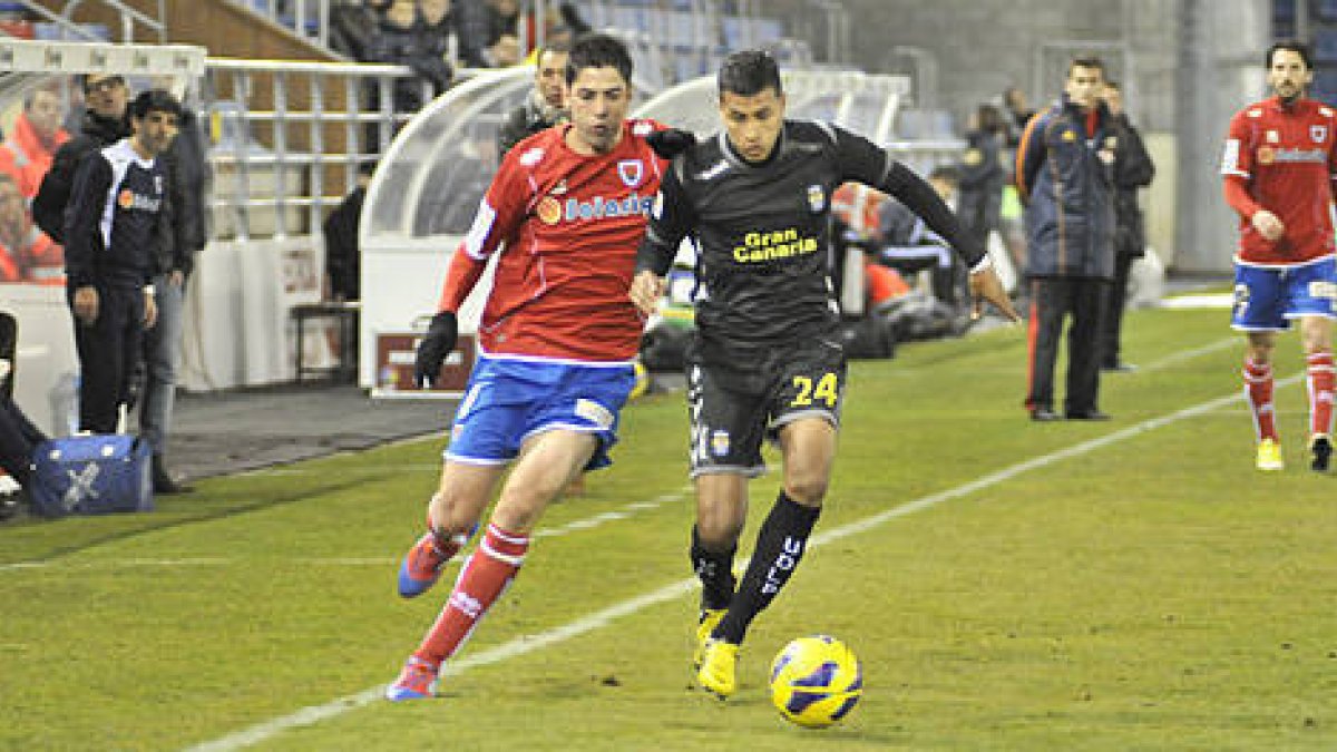 Juanjo en el último encuentro ante Las Palmas. / DIEGO MAYOR-