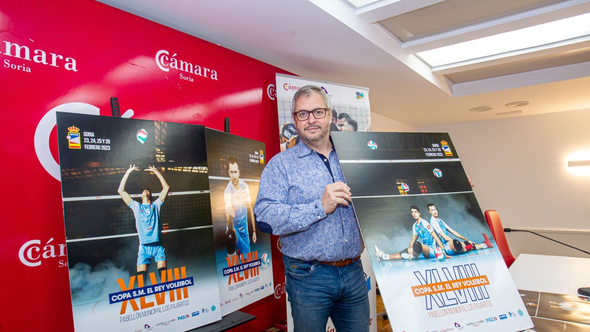 Cabrerizo en la presentación de la Copa del Rey del pasado mes de febrero. MARIO TEJEDOR