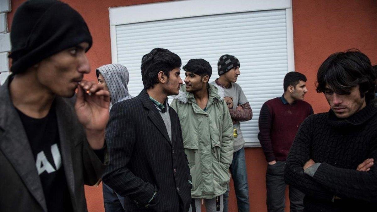 Refugiados afganos deportados por Grecia a territorio turco.-BULENT KILIC (AFP)