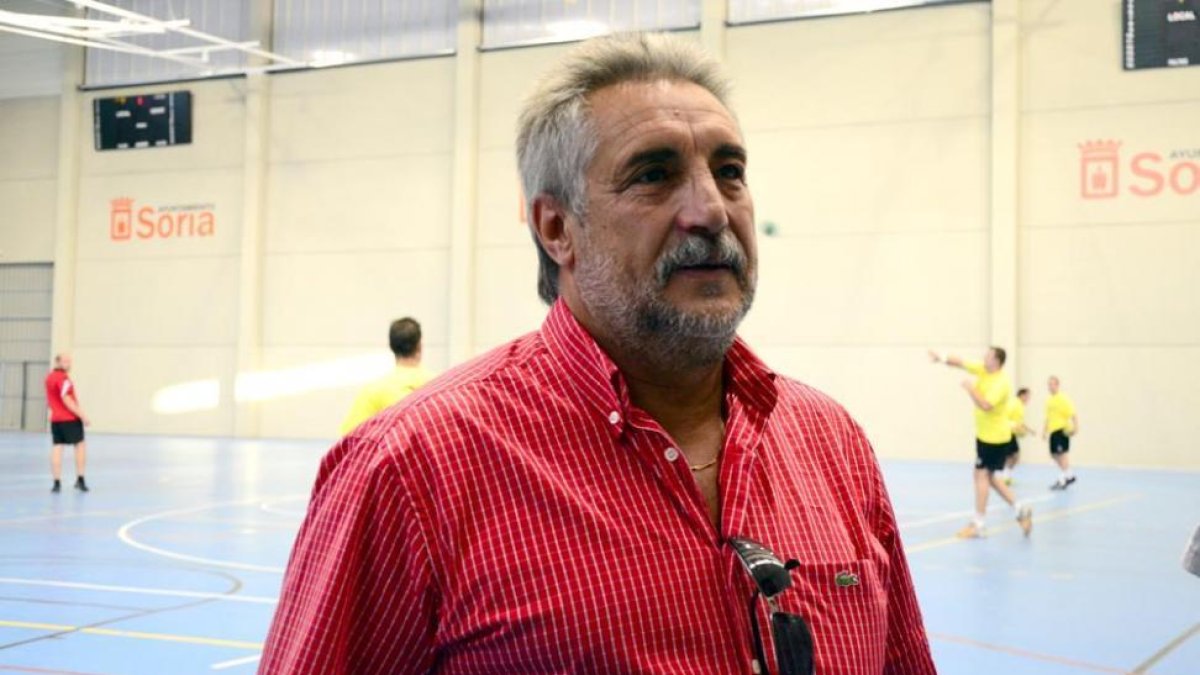 El presidente del BM Soria, Carlos Heras, en una imagen de archivo. HDS