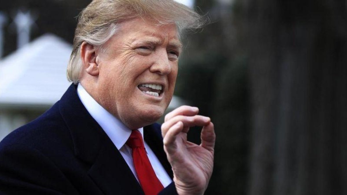 Donald Trump, en la Casa Blanca, el 20 de marzo del 2019.-