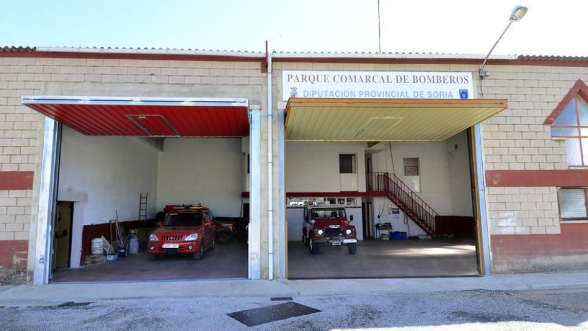 Parque de bomberos de Almazán.-V.G.