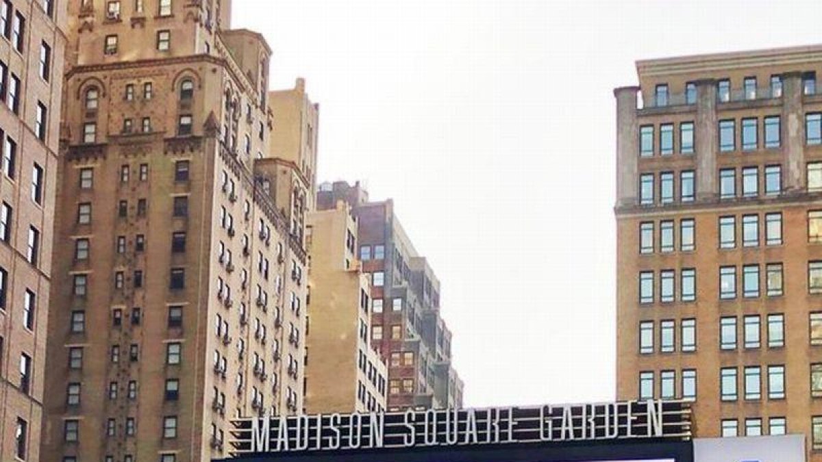 El Madison Square Garden de Nueva York.-TWITTER / MADISON SQUARE GARDEN